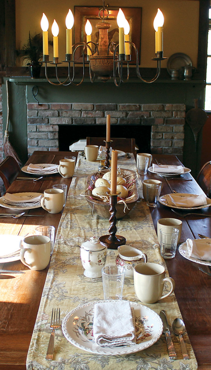 Rhinebeck Inn dining table
